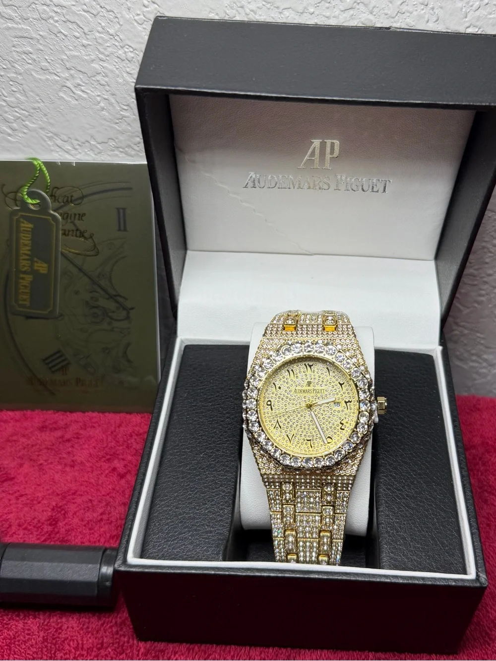 Gold plated watch